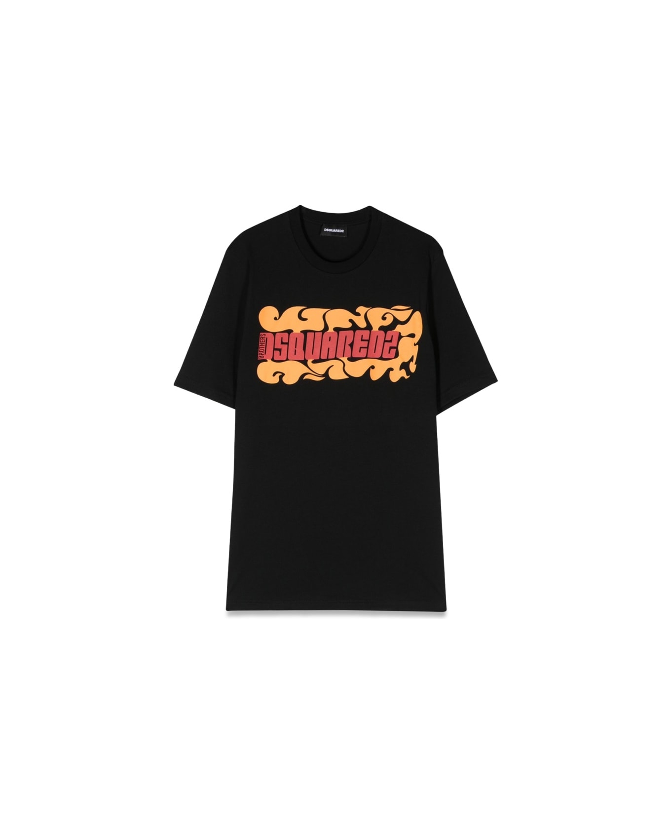 Dsquared2 Mc Slouch Fit T-shirt - BLACK