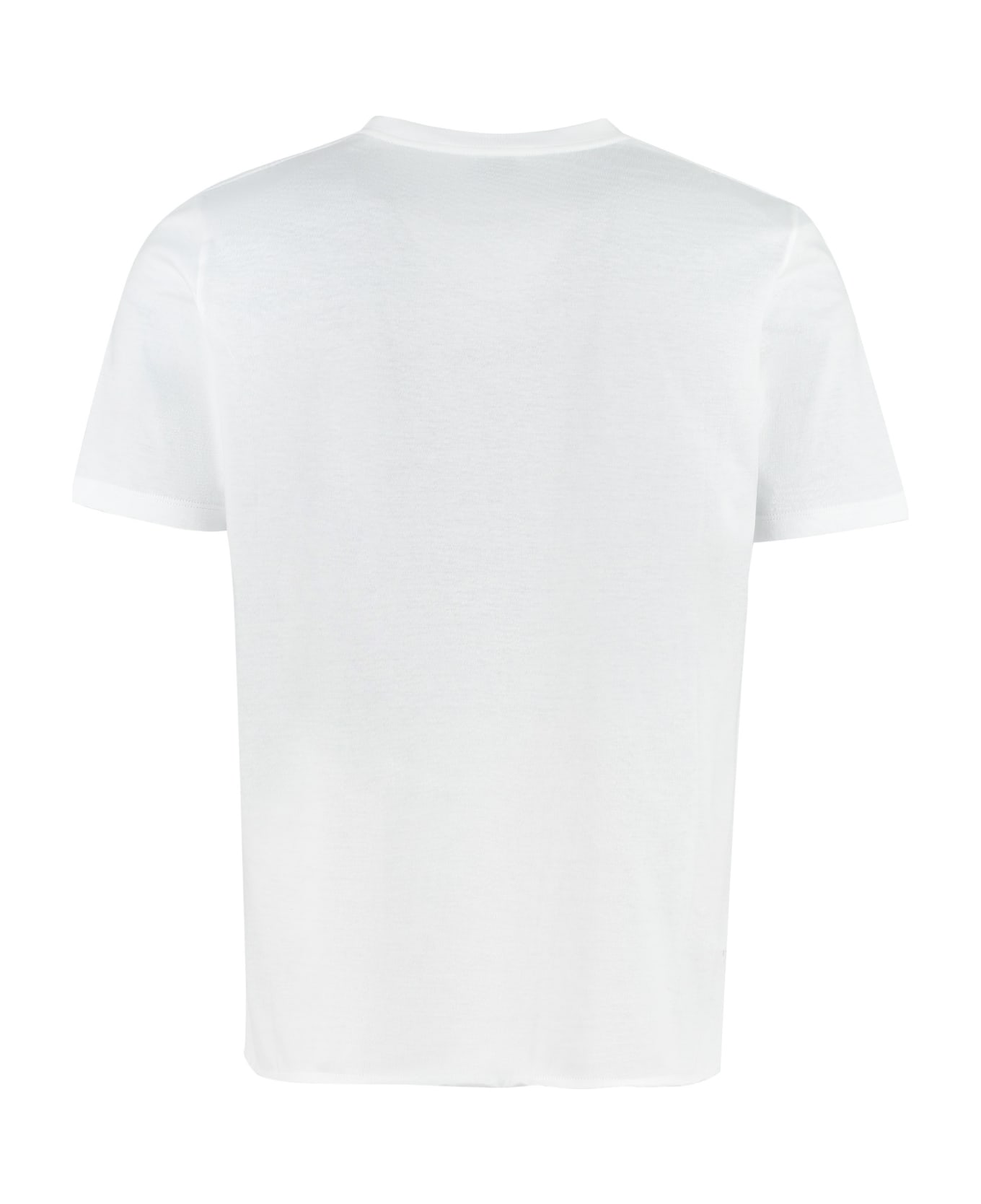 Saint Laurent Cotton Crew-neck T-shirt - WHITE