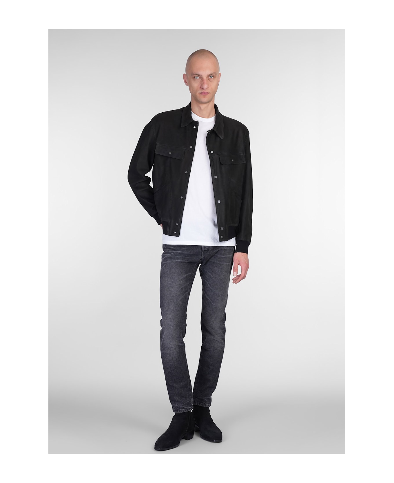 Salvatore Santoro Jeans In Black Denim - black