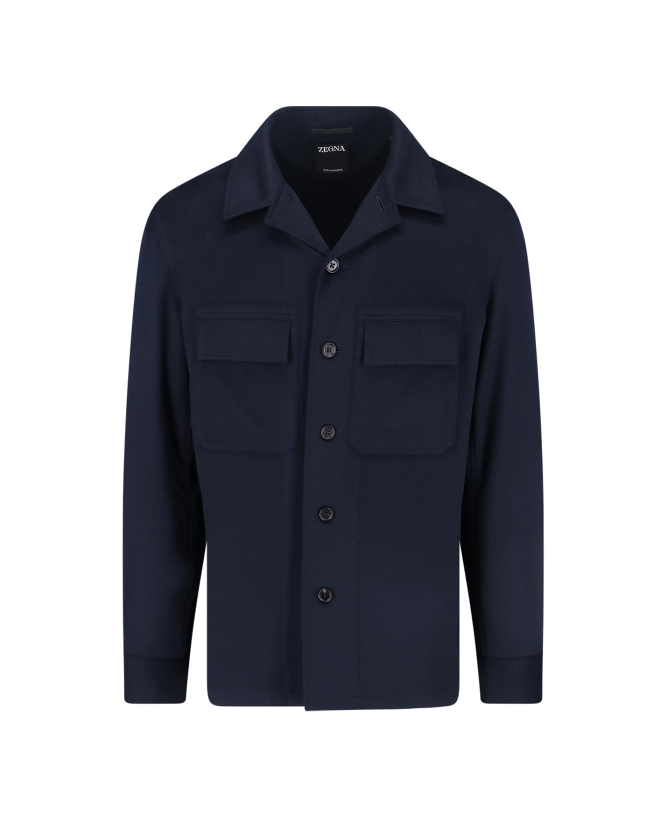 Zegna "alba" Shirt Jacket - Blue