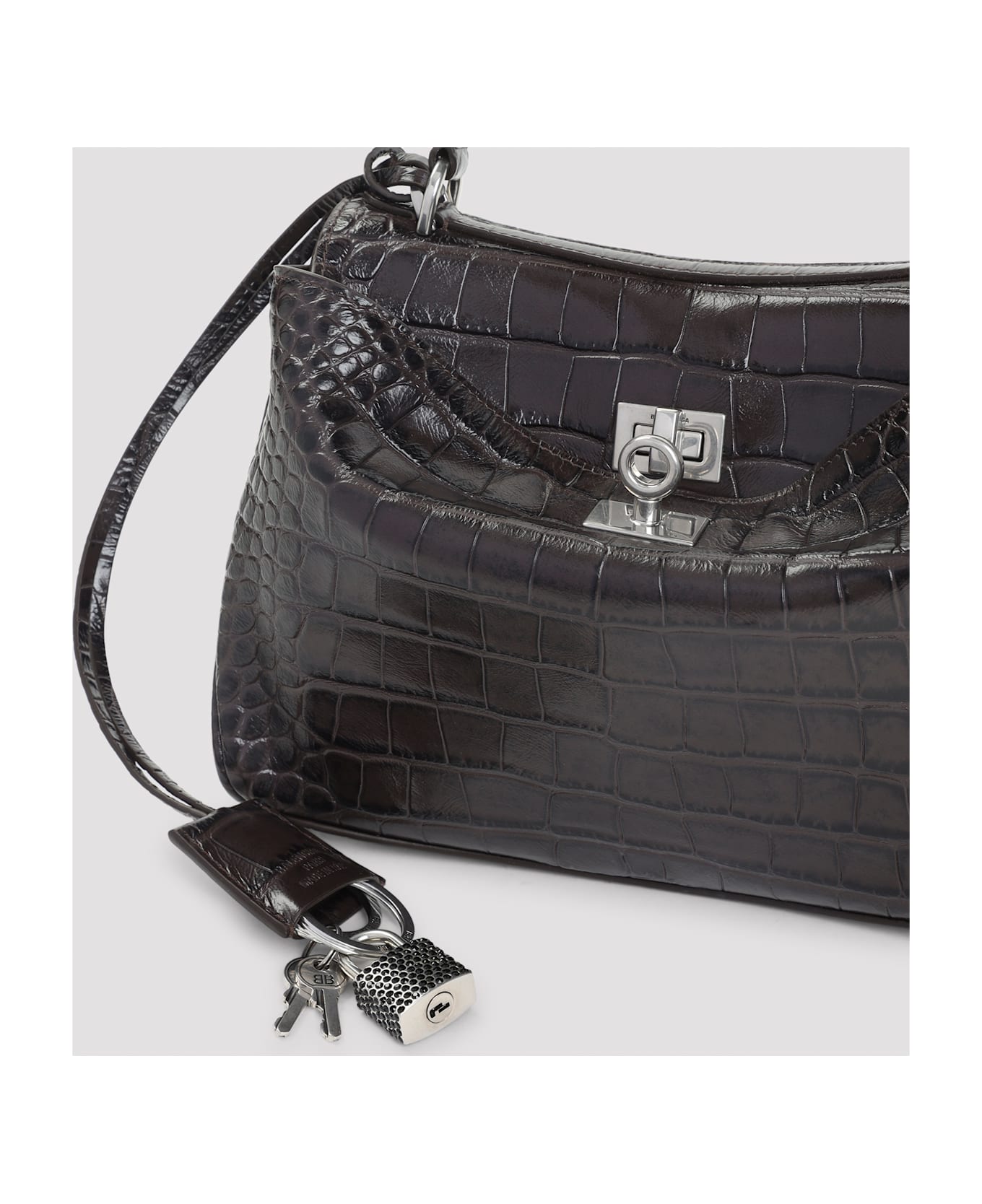Balenciaga Rodeo Top Handle Handbag - Ebony Black
