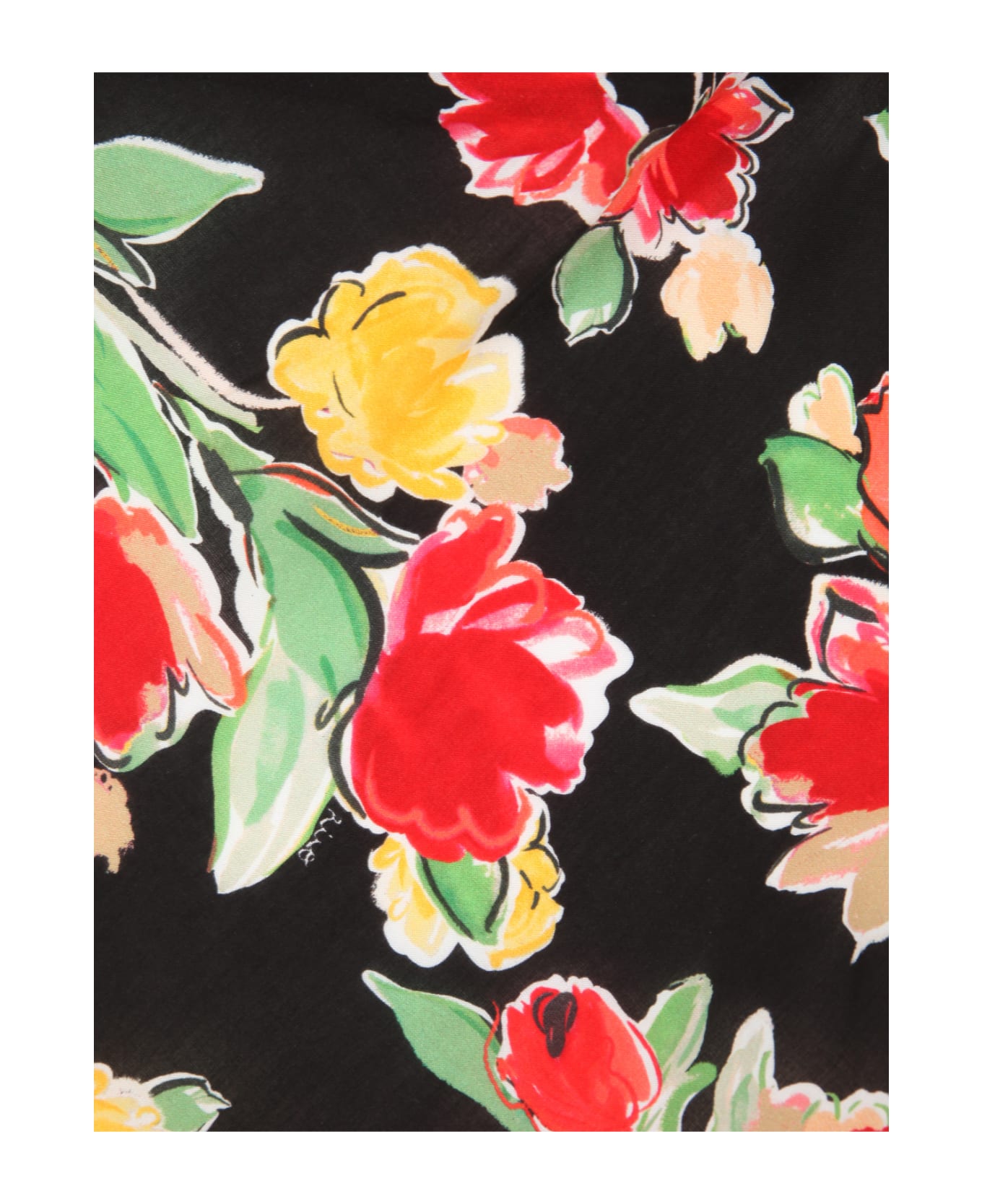 RIXO Marisa Long Dress - Fontainhas Floral Black