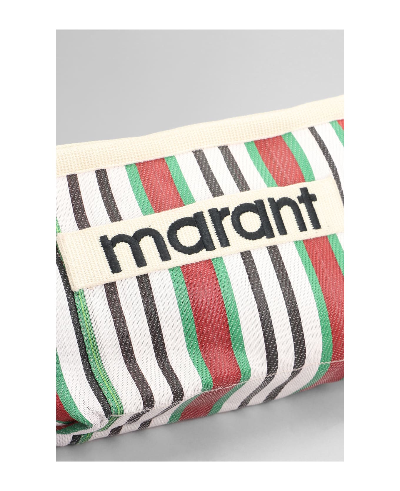 Isabel Marant Powden Clutch In Multicolor Nylon - RED