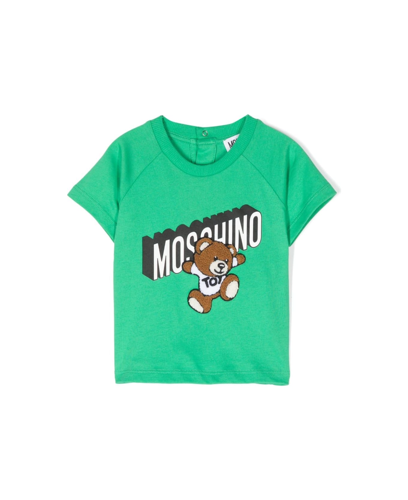 Moschino T-shirt Con Logo - Green