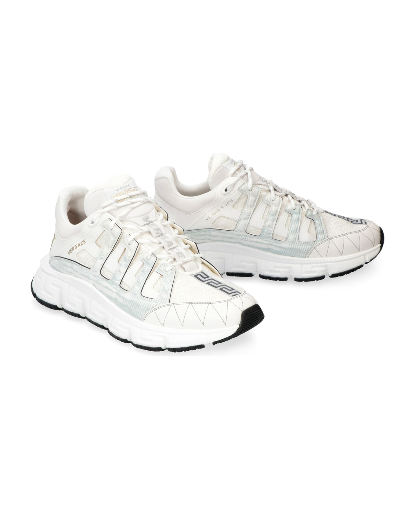 Versace Trigreca Chunky Sneakers - White