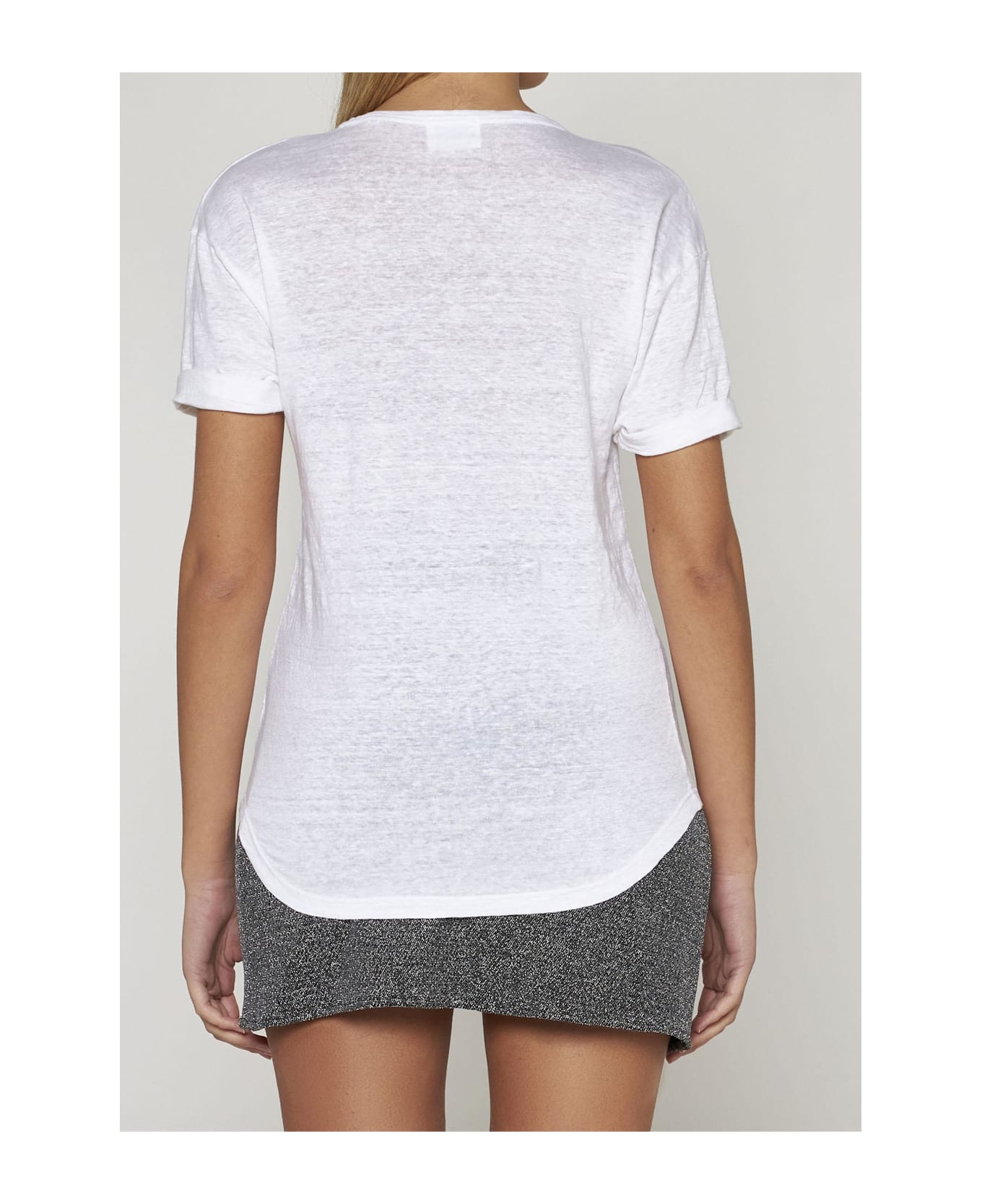 Marant Étoile Koldi Linen T-shirt - White