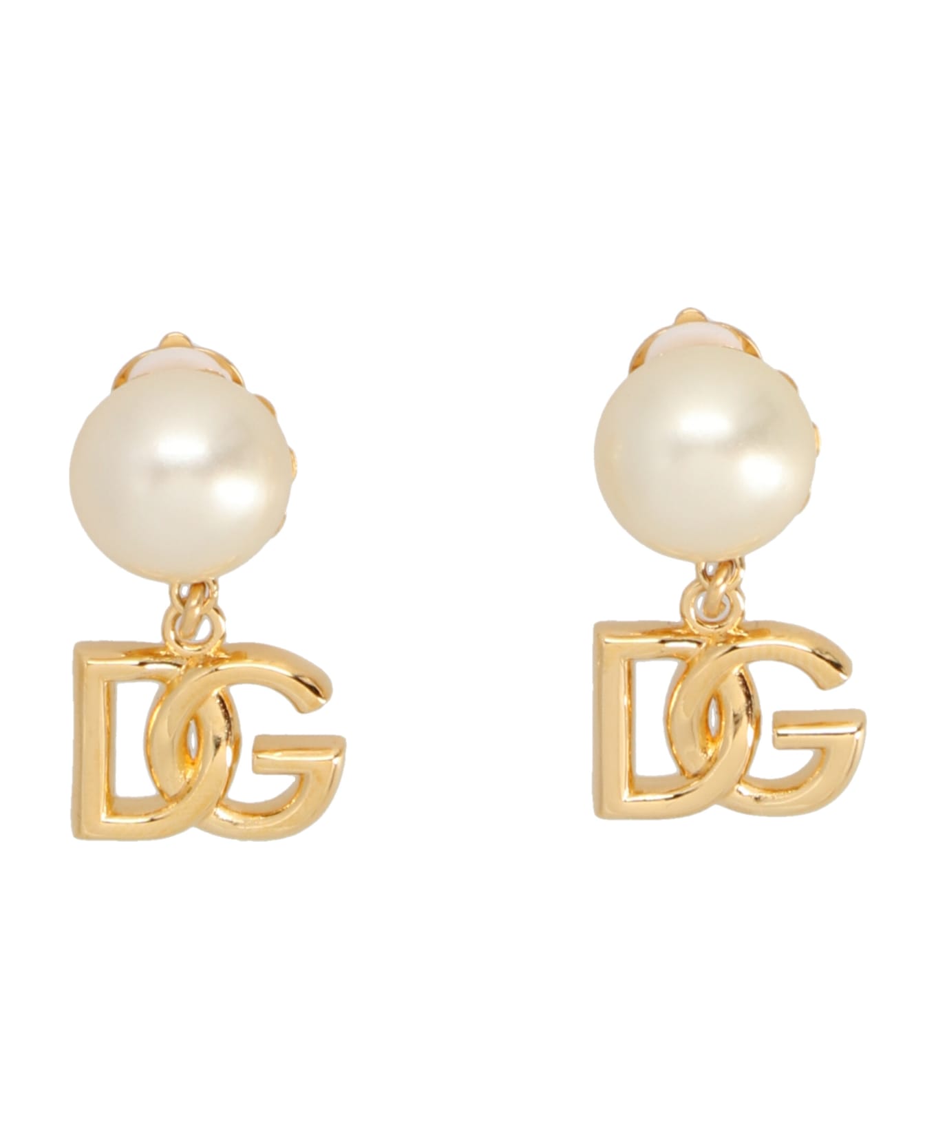 Dolce 
Gabbana Newton Dangle Earrings - Gold