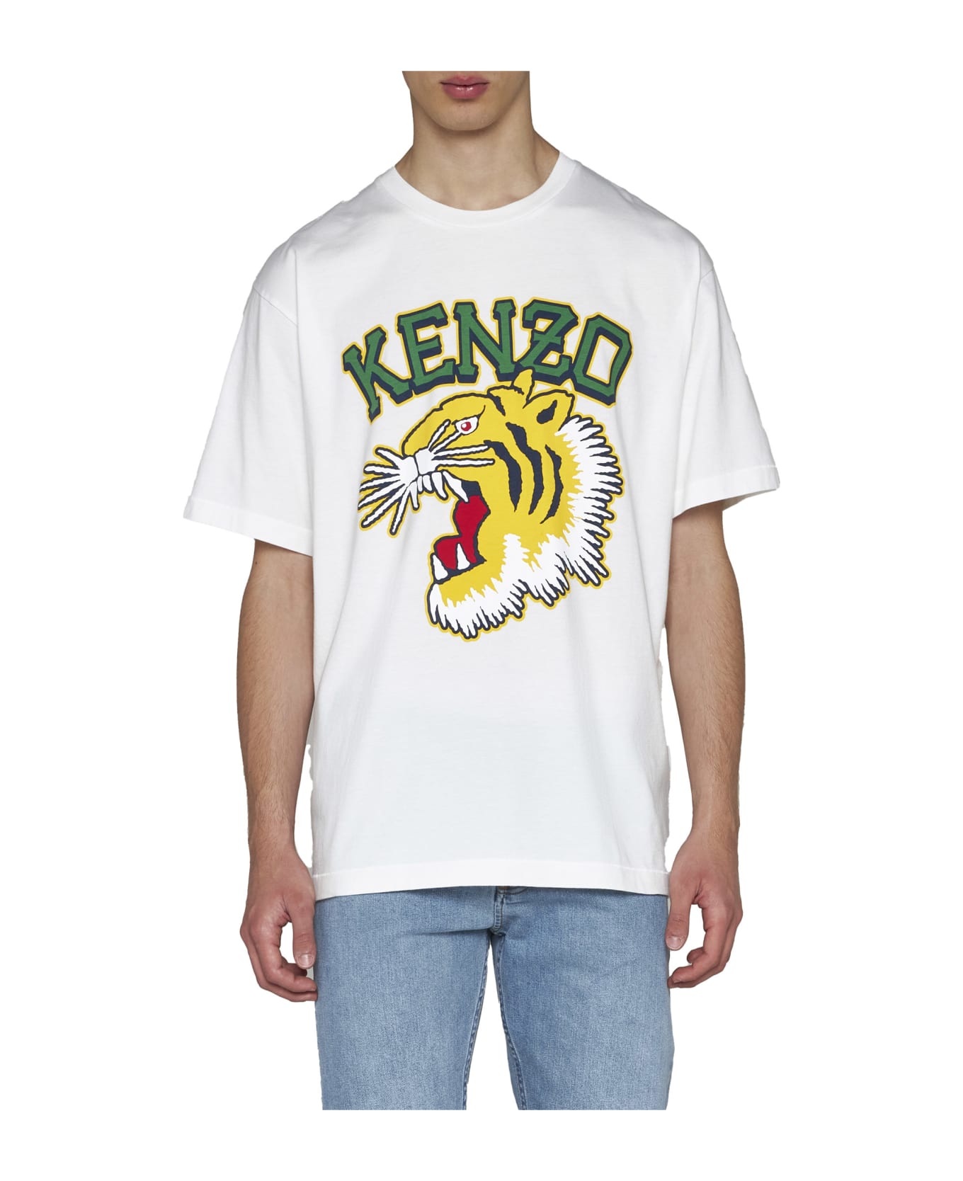 Kenzo Tiger Varsity T-shirt - White