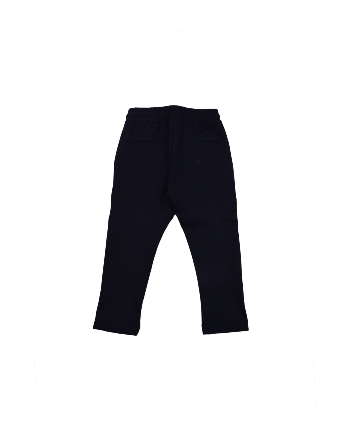 Manuel Ritz Trousers In Stretch Fabric - Blue