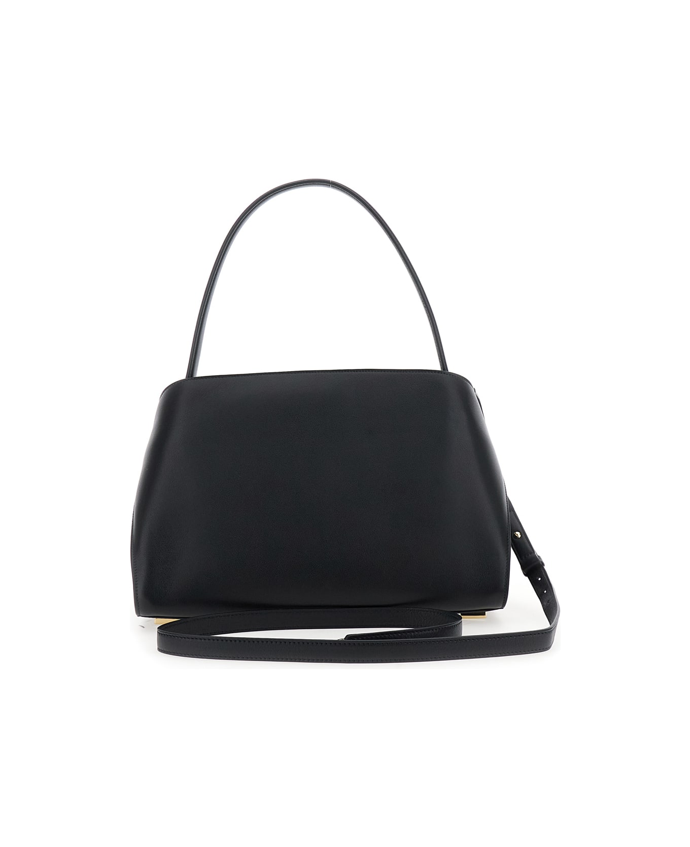 Ferragamo Hug Sh S Shoulder Bag 34,0x15,5x25,5 - Black