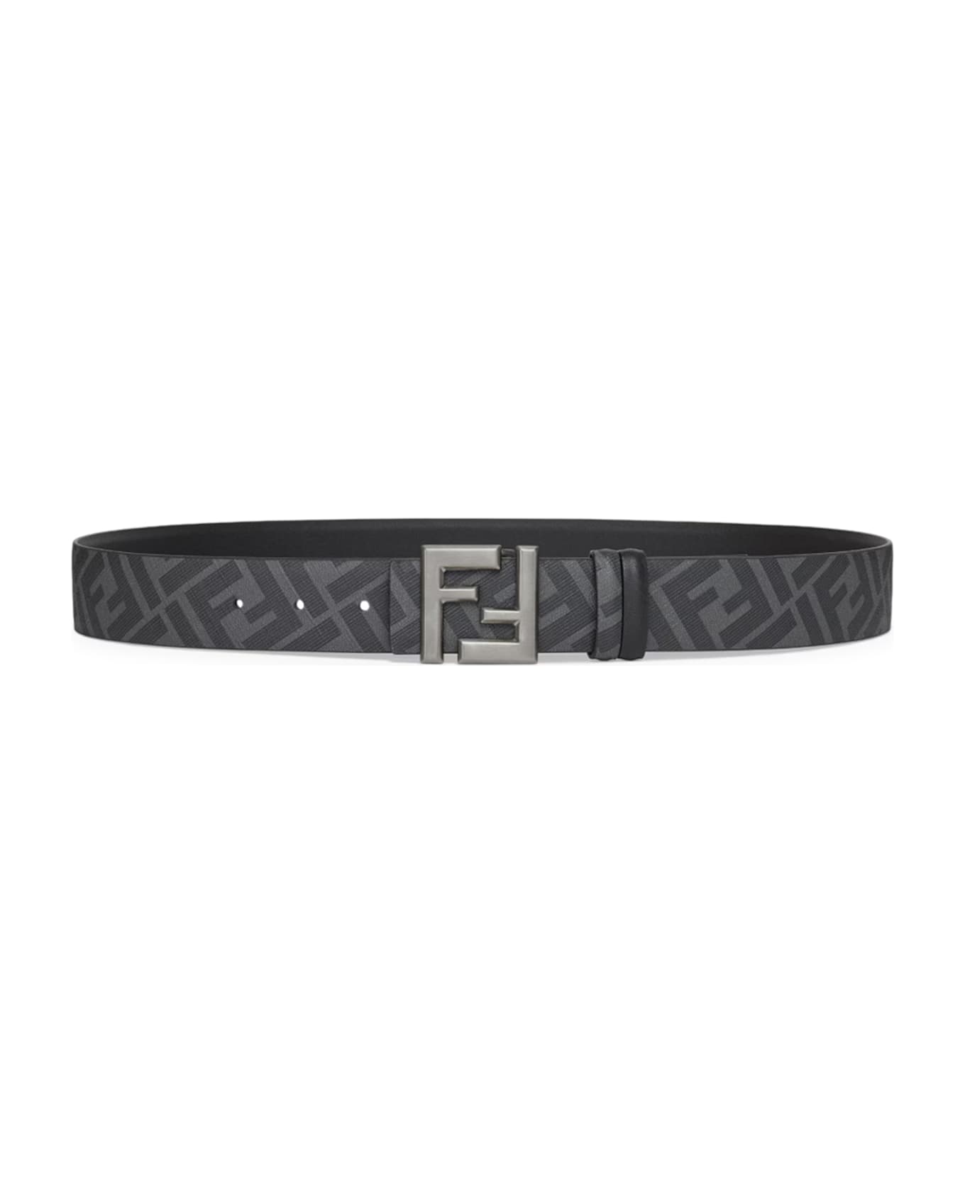 Fendi Squared Ff Belt - Black