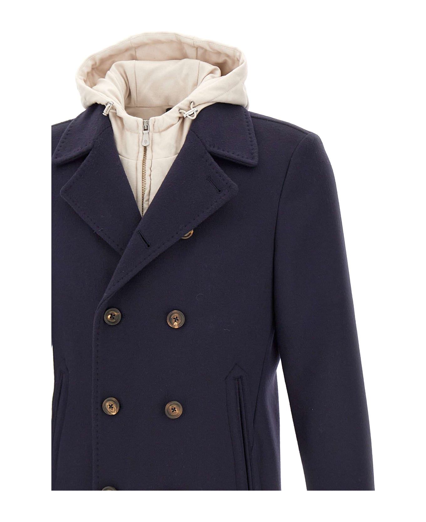 Eleventy Wool And Cashmere Coat