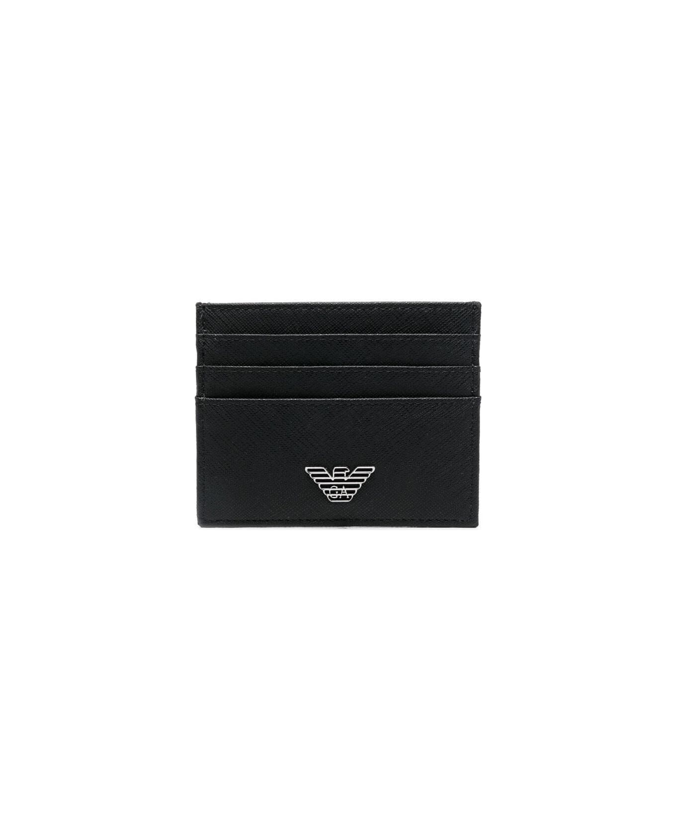 Emporio Armani Credit Card Holder - Black