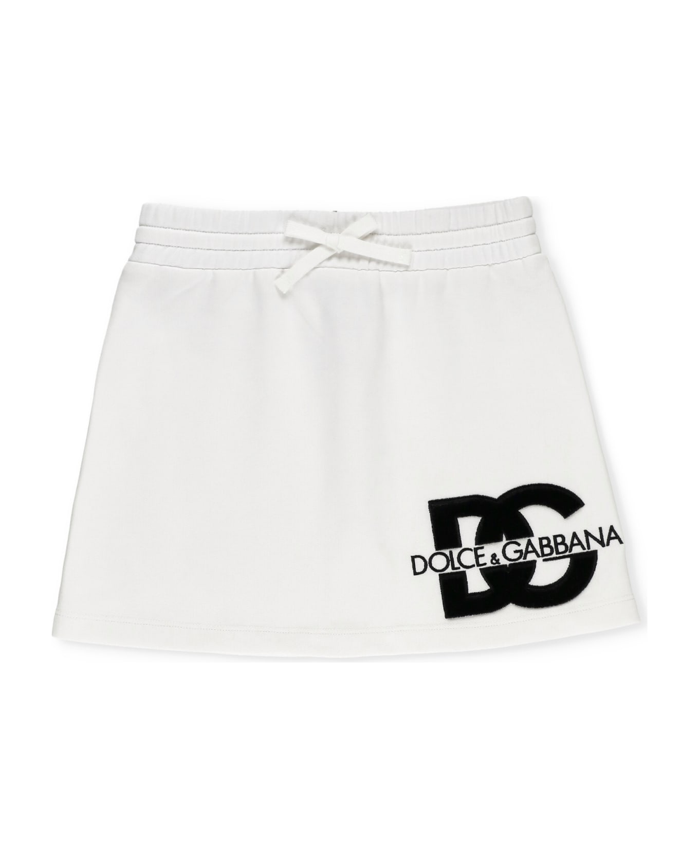 Dolce & Gabbana Cotton Skirt - White