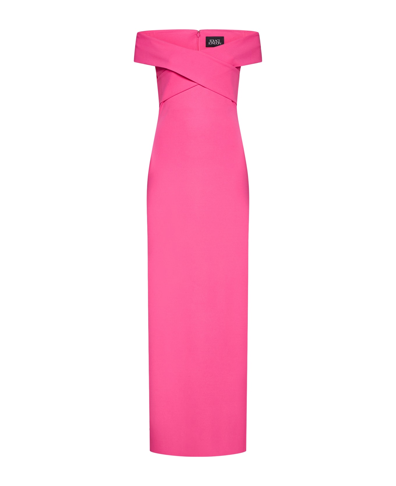 Solace London Ines Maxi Dress - Ultra pink
