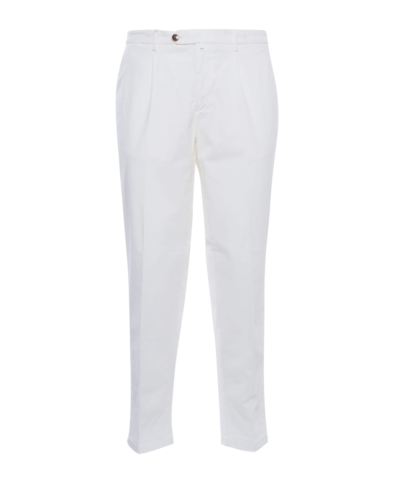 Briglia 1949 White Trousers - WHITE