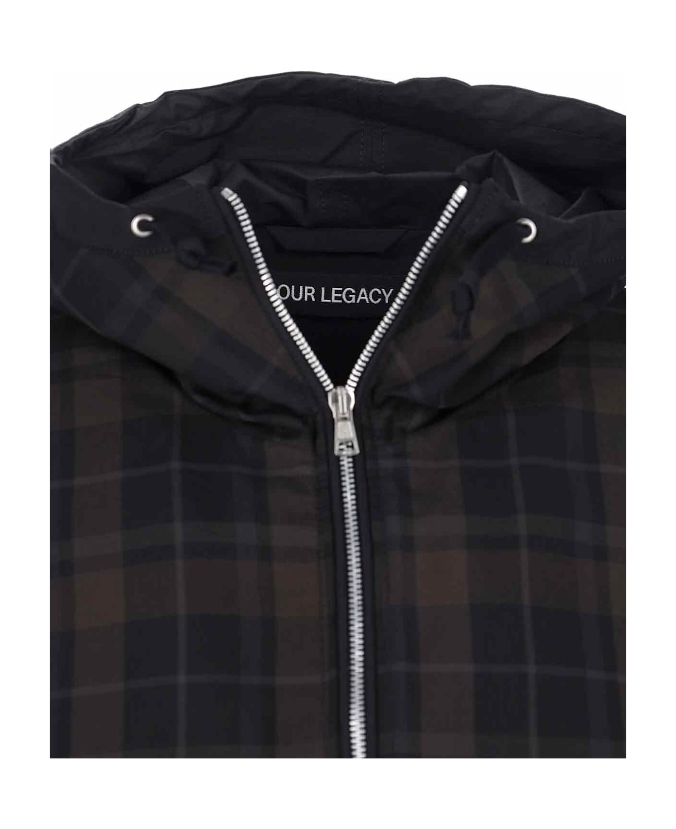Our Legacy Check Zip Sweatshirt - Black  