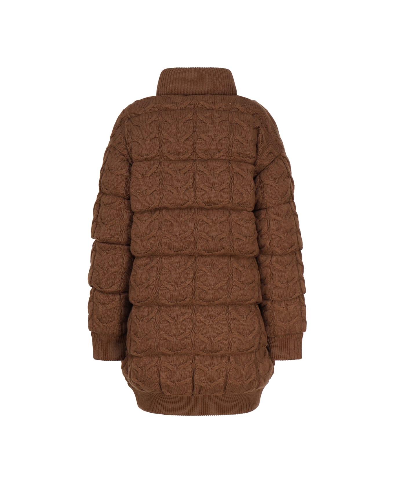 Max Mara Wadding Jacket In Wool - Brown コート