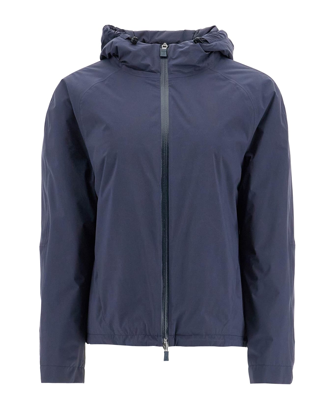 Herno Short Waterproof Breathable Outdoor Jacket Dark Blue - BLU (Blue)