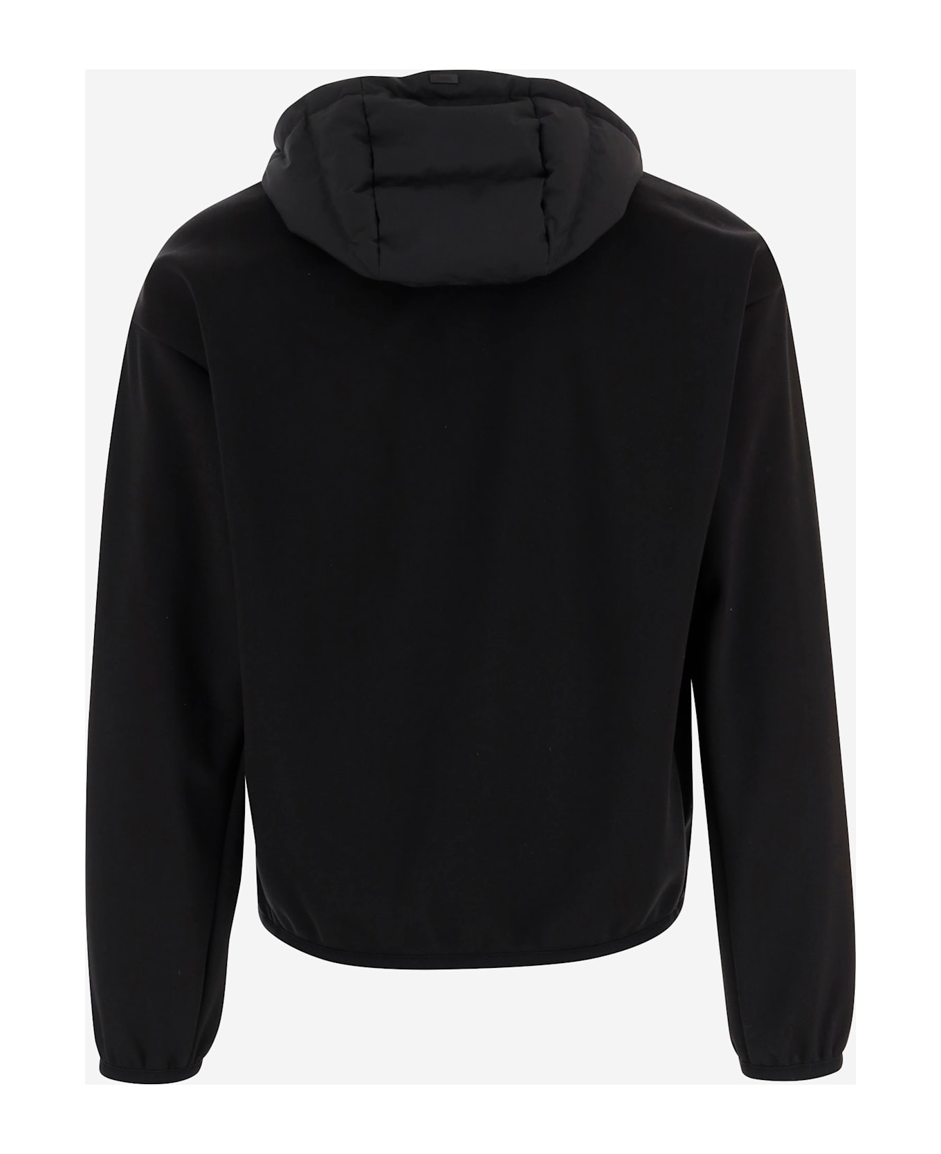 Herno Padded Jacket With Hood - Black