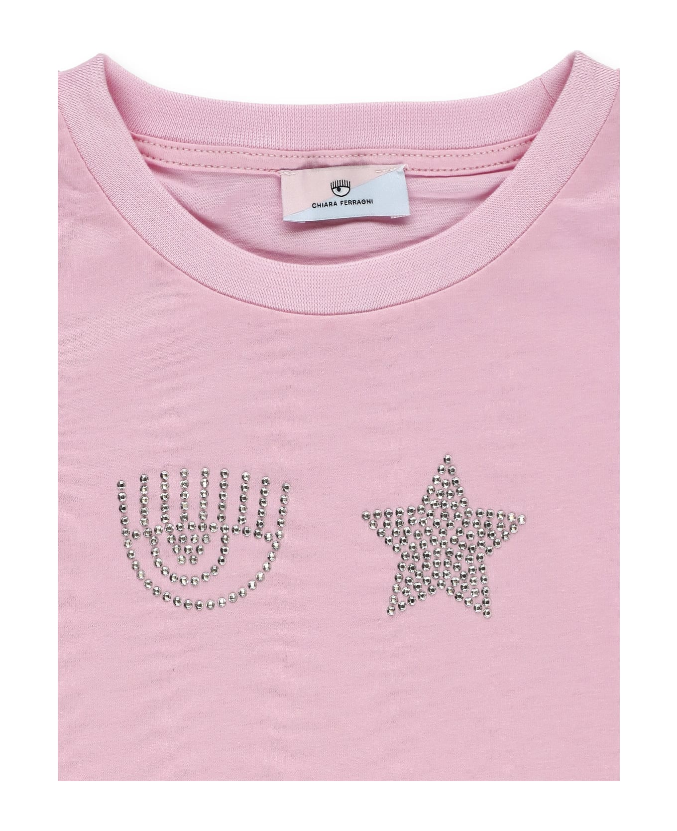 Chiara Ferragni T-shirt With Logo - Pink Tシャツ＆ポロシャツ