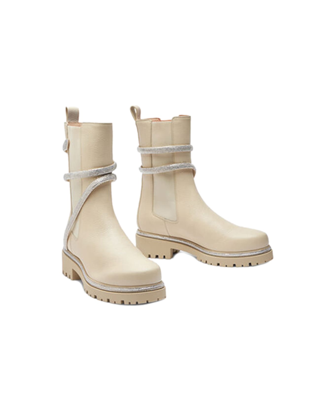 René Caovilla ''cleo'' Boots - White