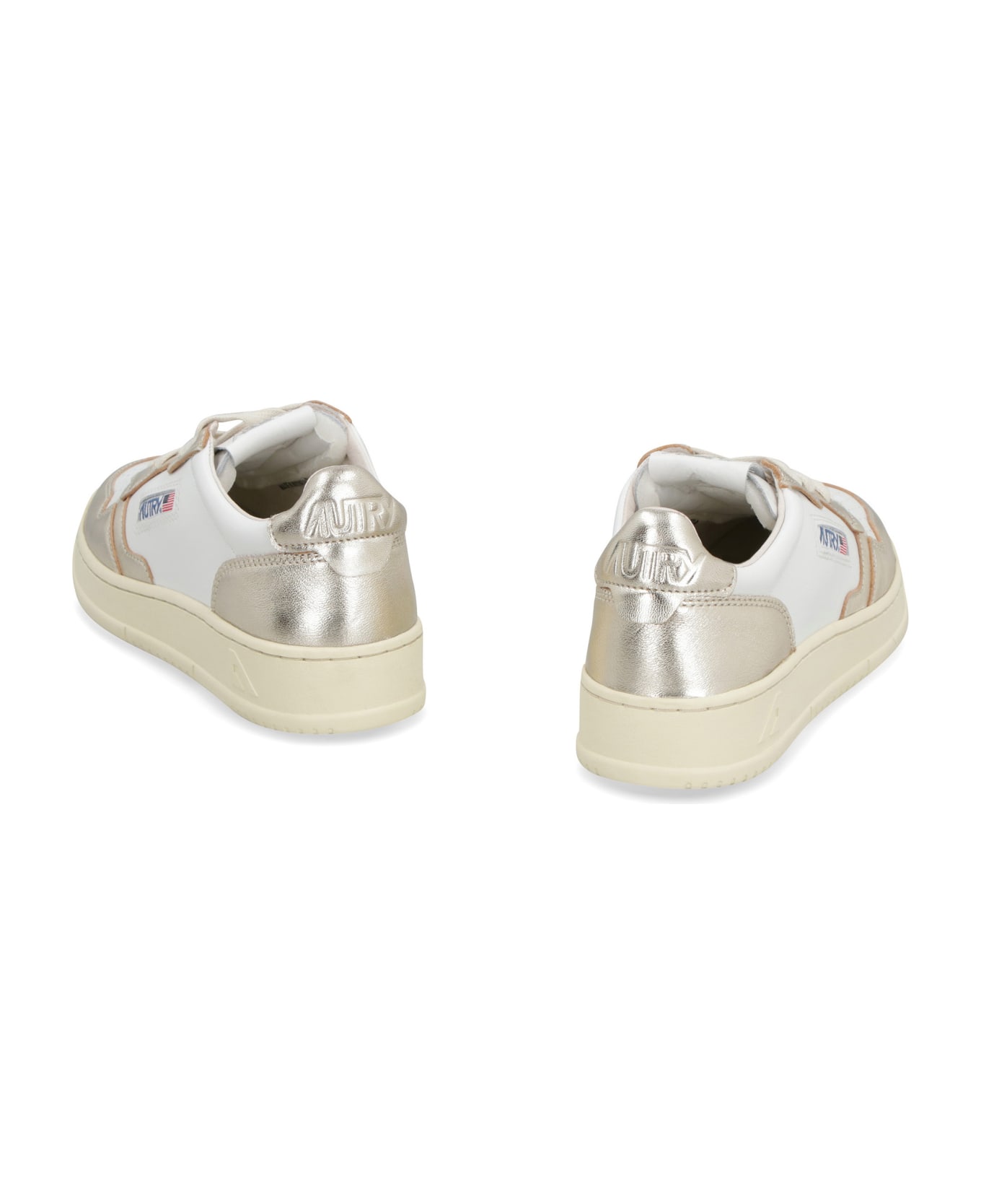 Autry Medalist Leather Low-top Sneakers - White