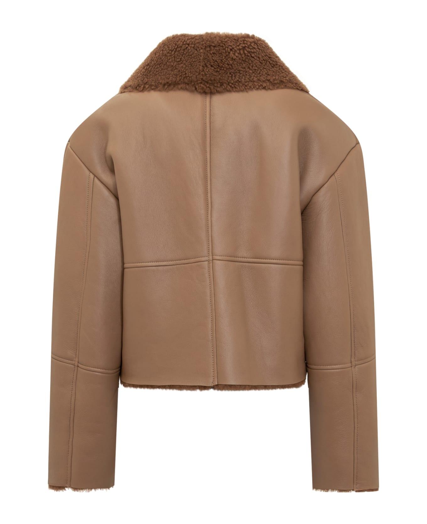 Loulou Studio Jacket With Fur - BROWN ジャケット