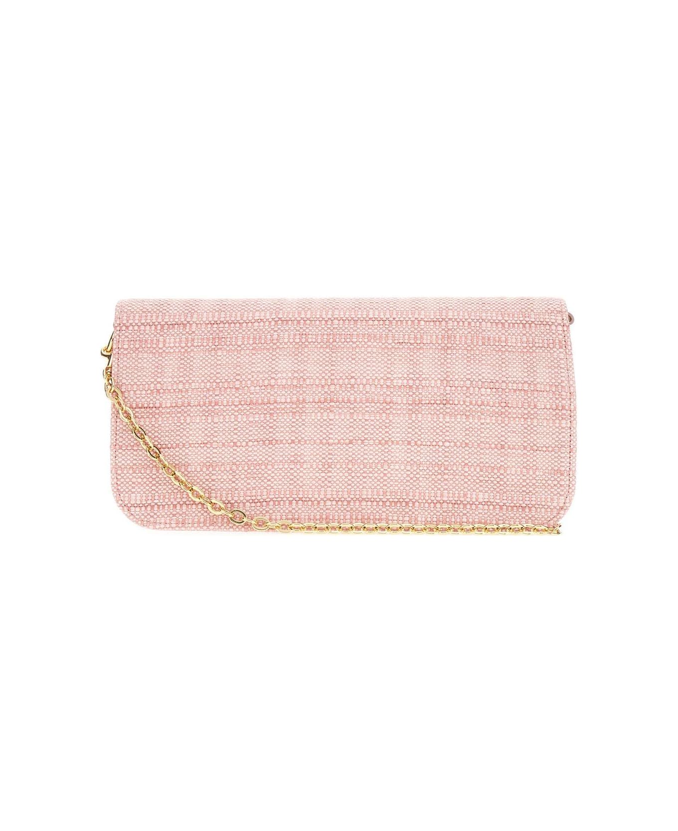 Dolce & Gabbana Logo-plaque Chain-link Clutch Bag | italist