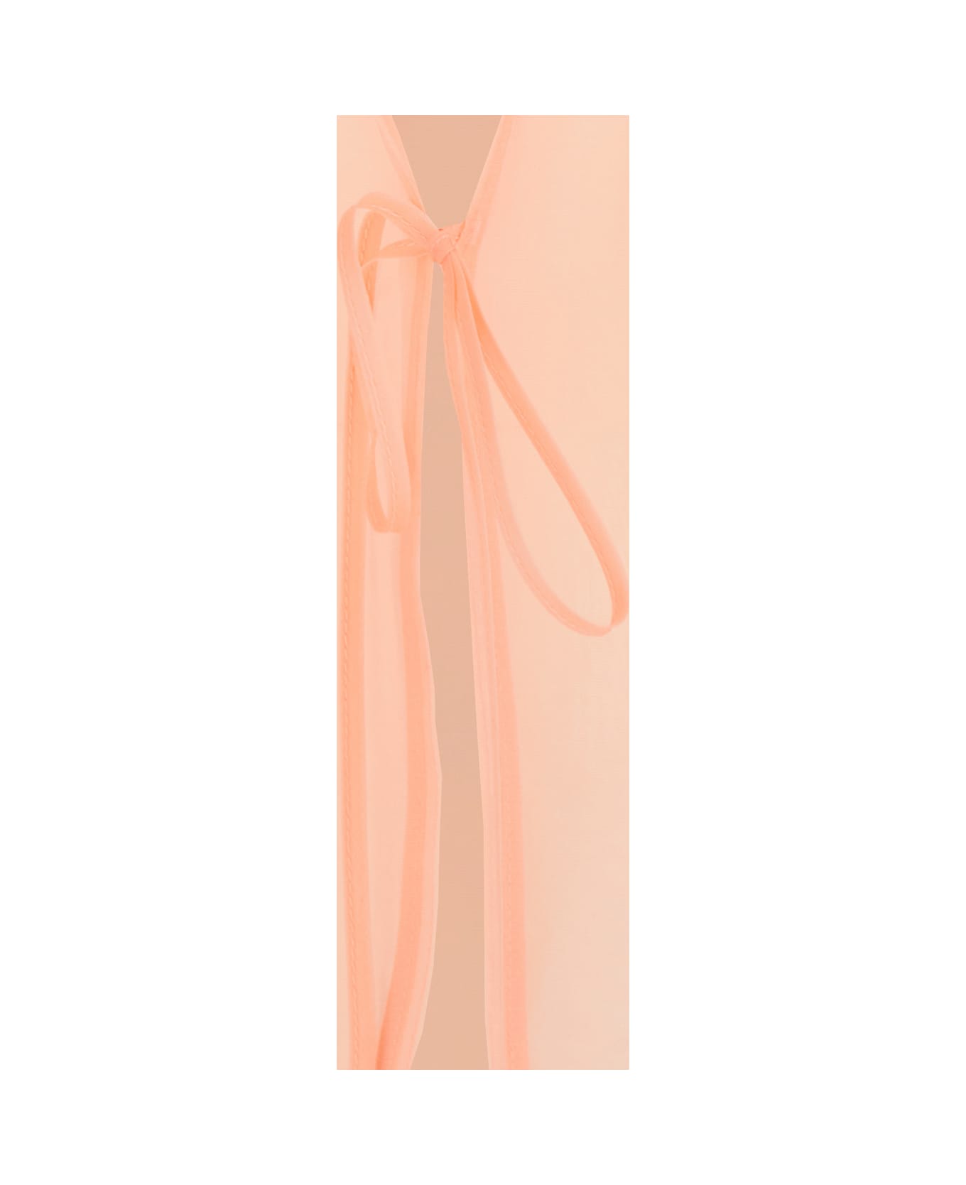 Forte_Forte Pink Jacket With Classic Lapels And Patch Pockets On The Front In Semi-transparent Silk Woman - Pink