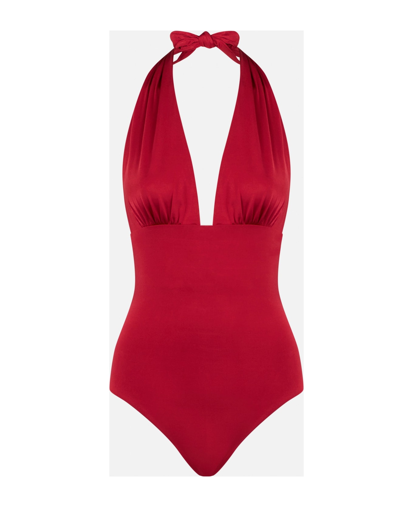 MC2 Saint Barth Burgundy One Piece Swimsuit - RED