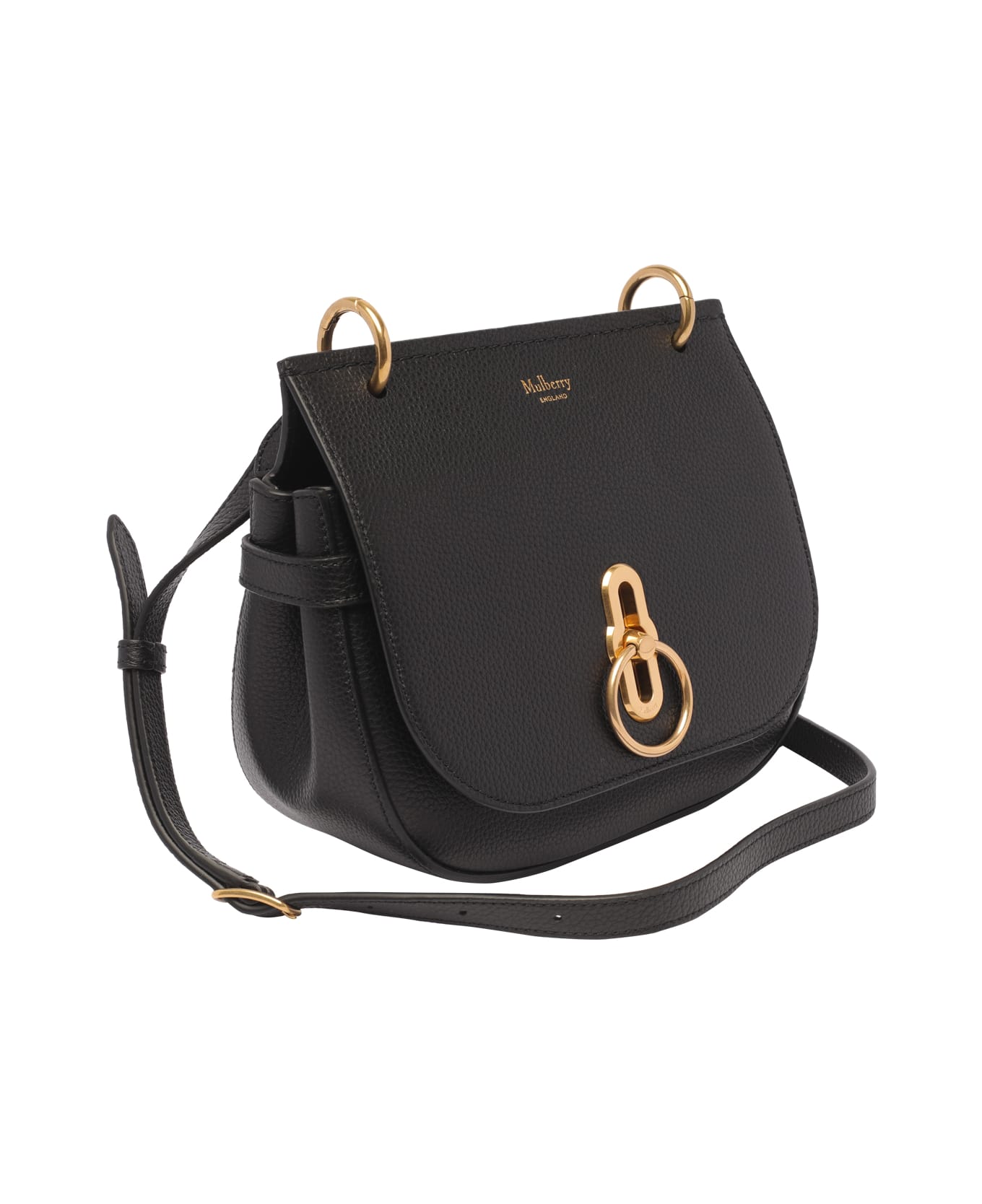 Mulberry Small Amberley Satchel Bag - Black トートバッグ