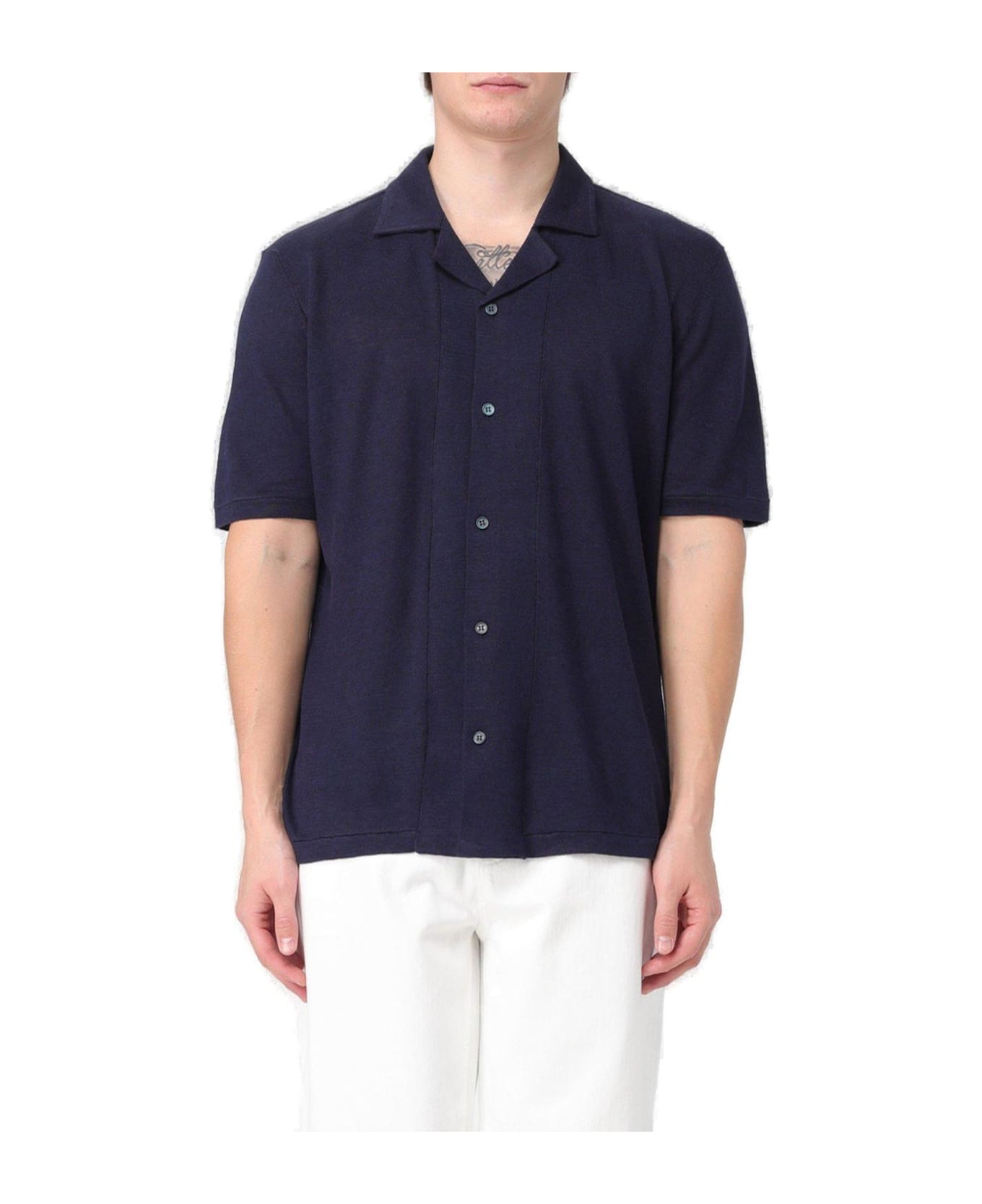 Brunello Cucinelli Short-sleeved Button-up Shirt