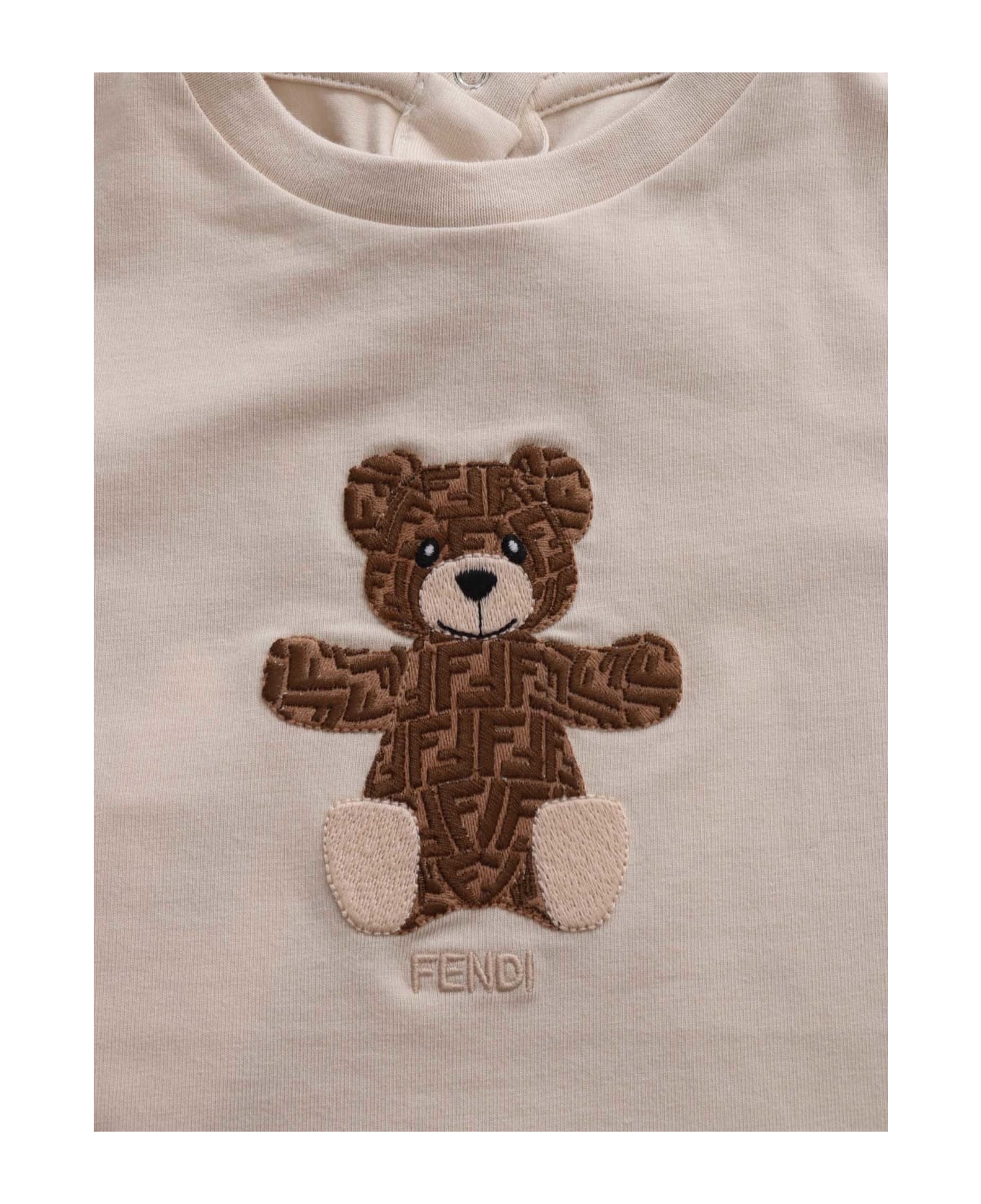 Fendi Teddy T-shirt - BEIGE