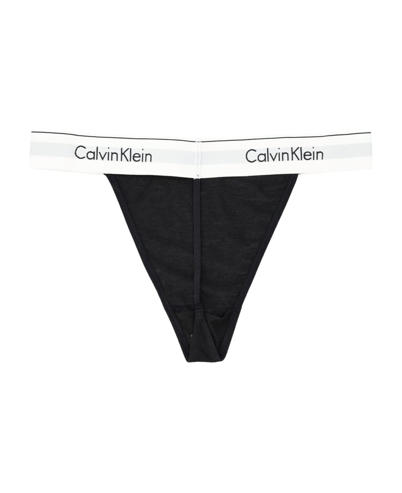 Calvin Klein String Thong - NERO ショーツ