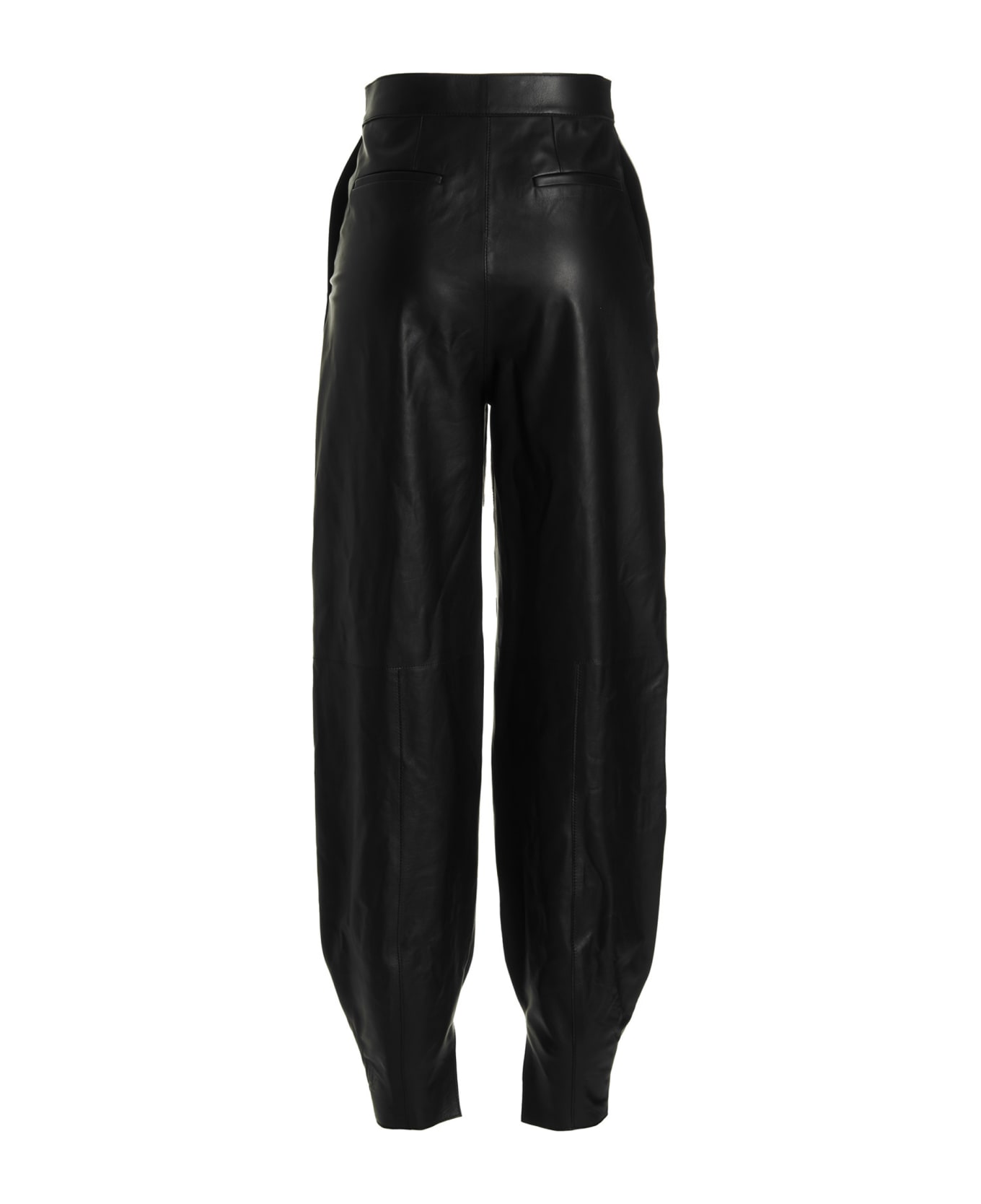 Loewe Leather Balloon-style Pants - Black  