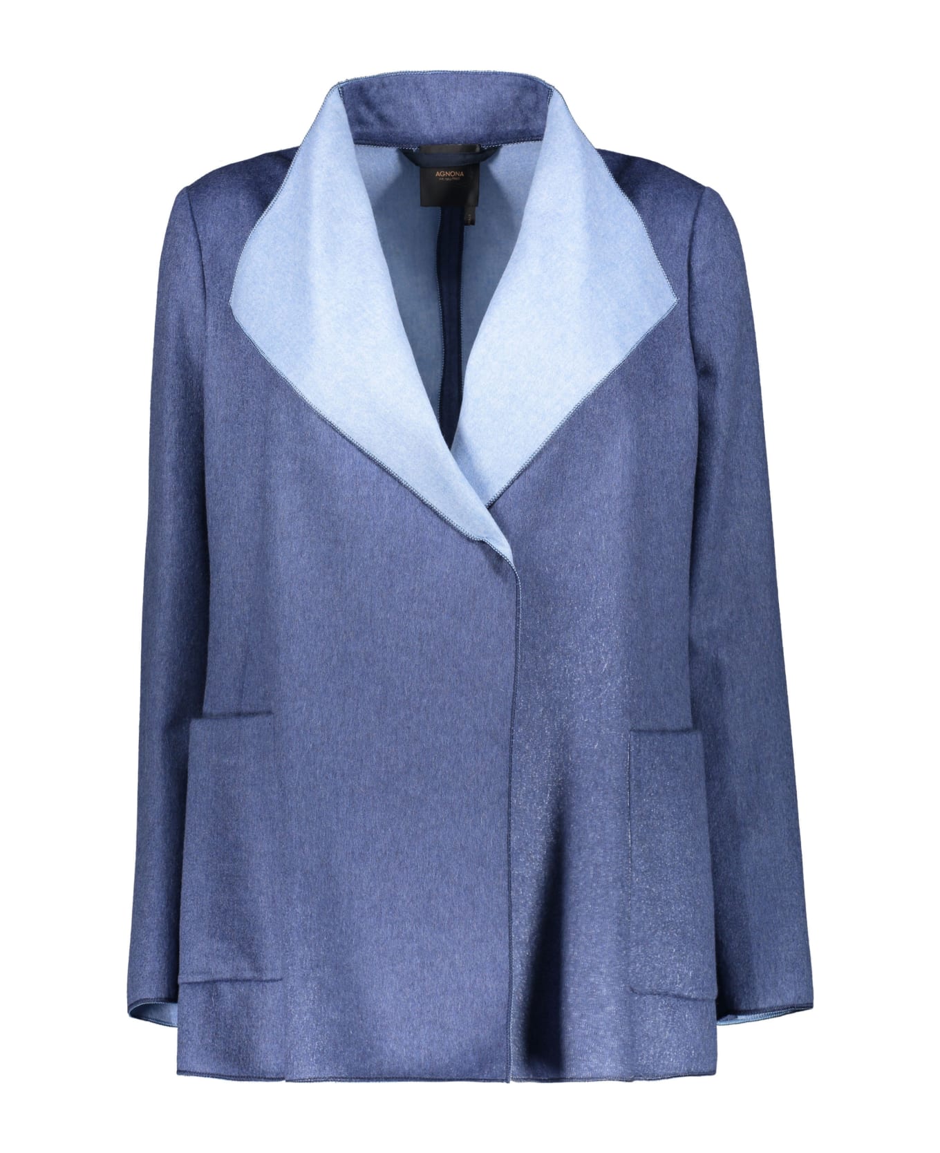 Agnona Cashmere Jacket - blue ブレザー