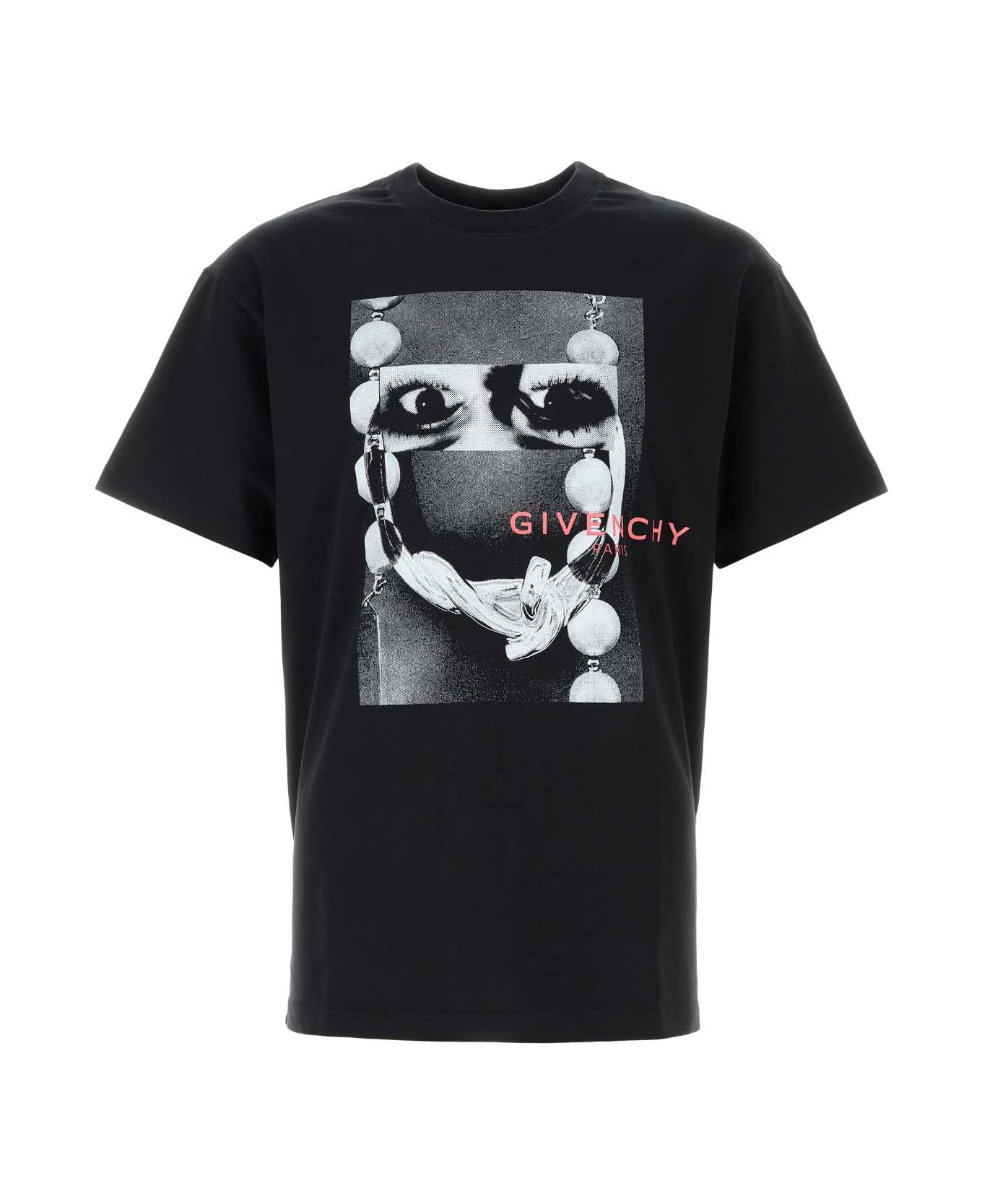Givenchy Black Cotton T-shirt - BLACK