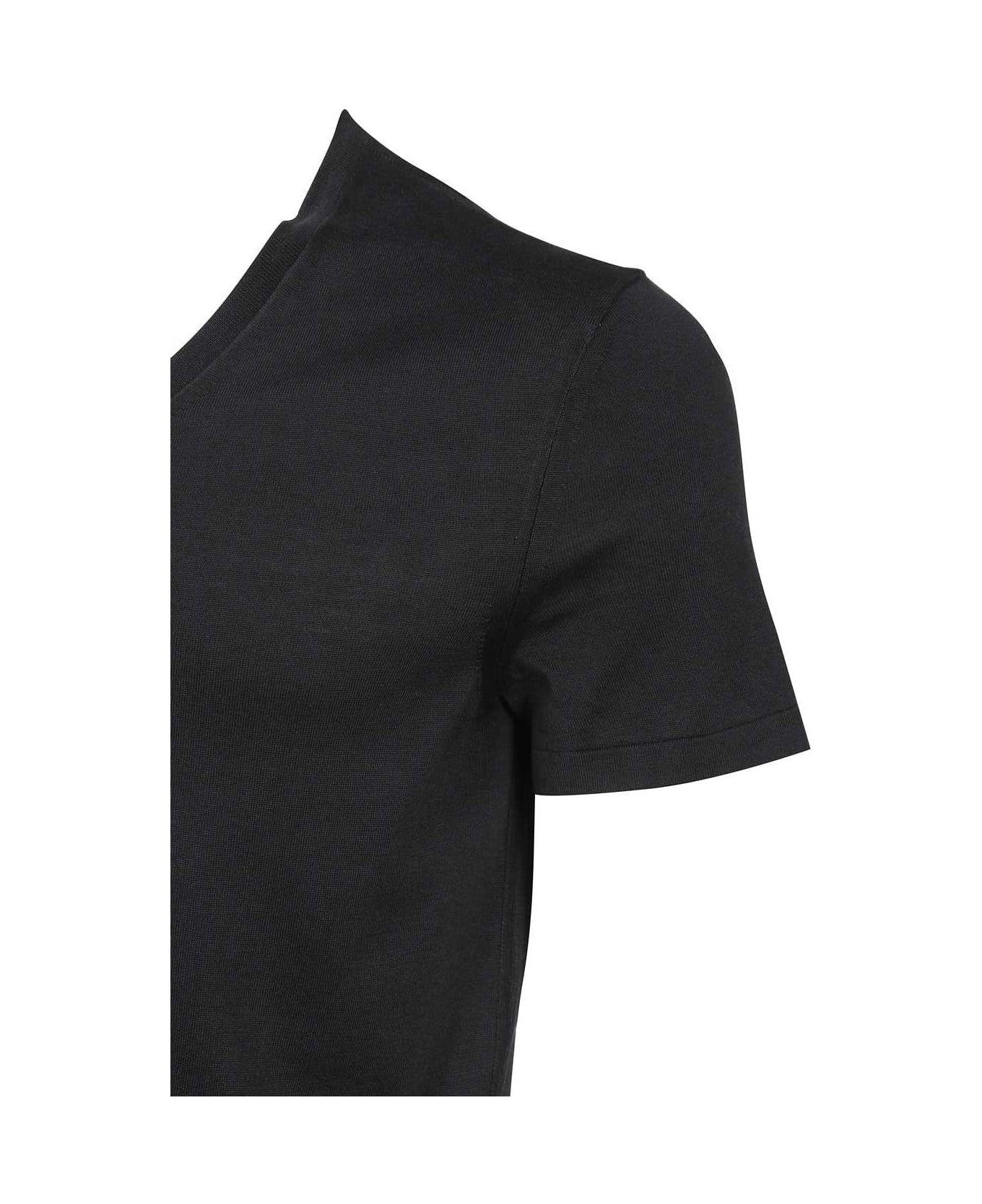 Tom Ford Silk-cotton Blend T-shirt - black