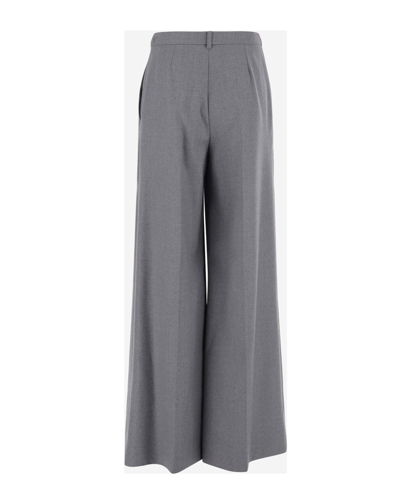 Stella McCartney Wool Flared Pants - Grey