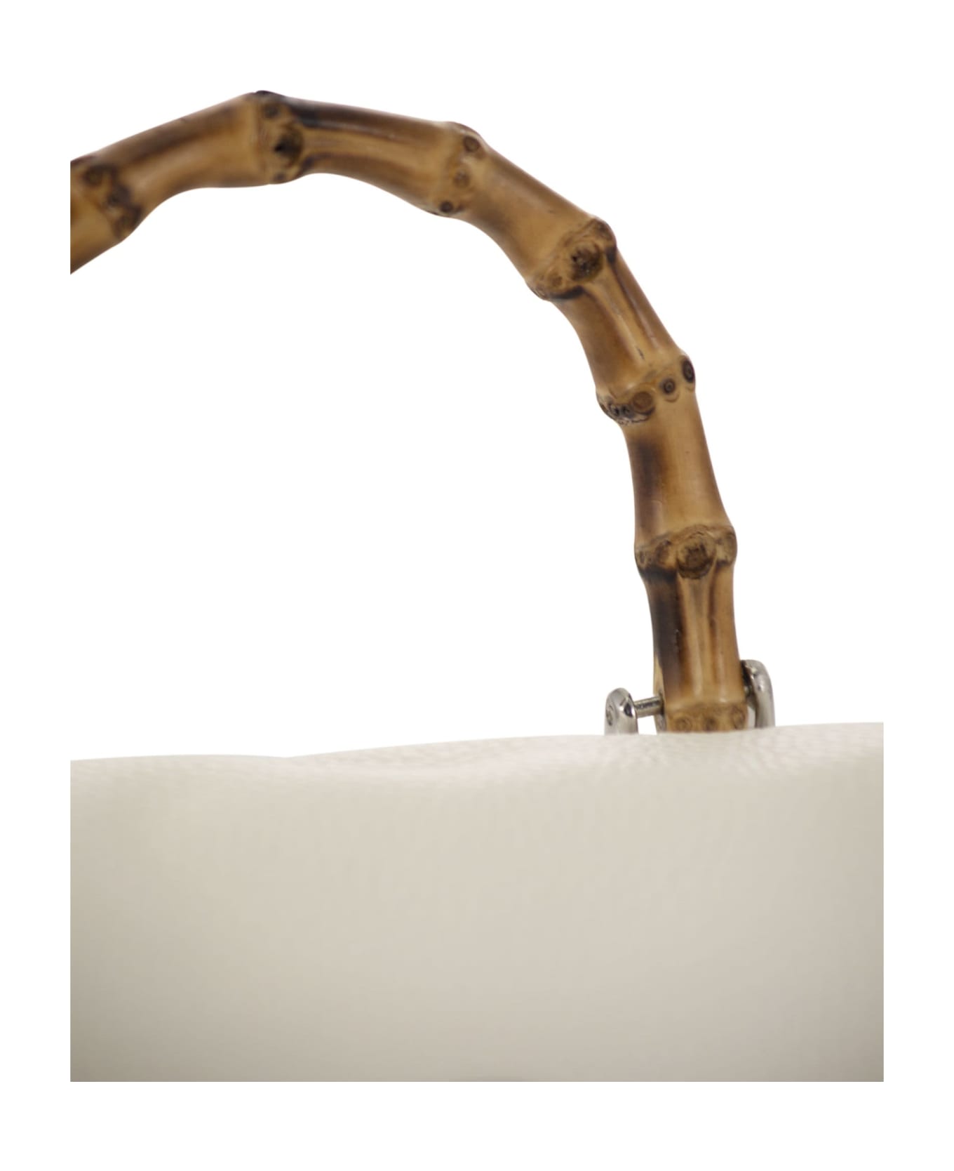 Zanellato Postina - Daily Baby Bag With Bamboo Handle - White トートバッグ