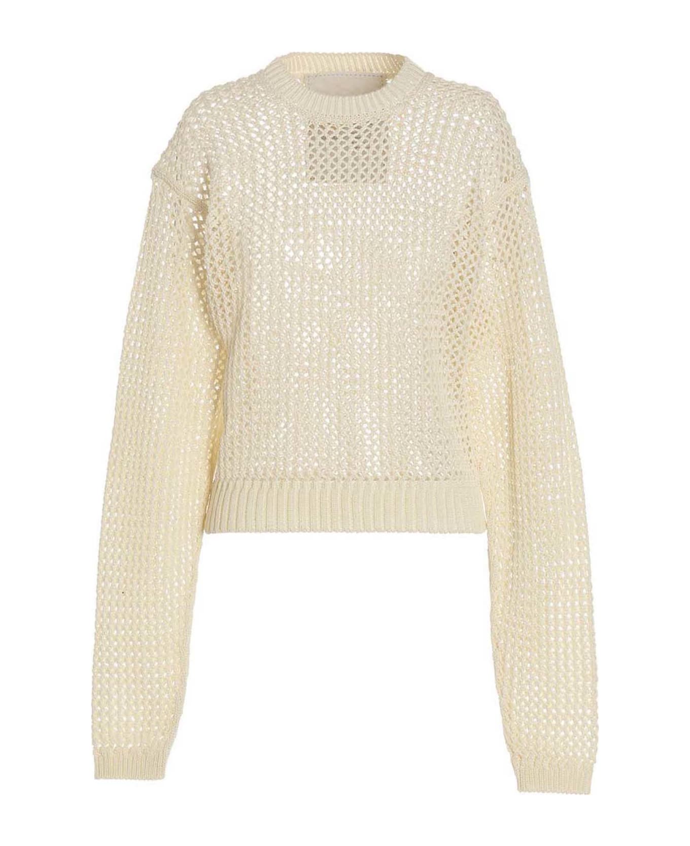 Ramael 'bio Cable' Sweater - White