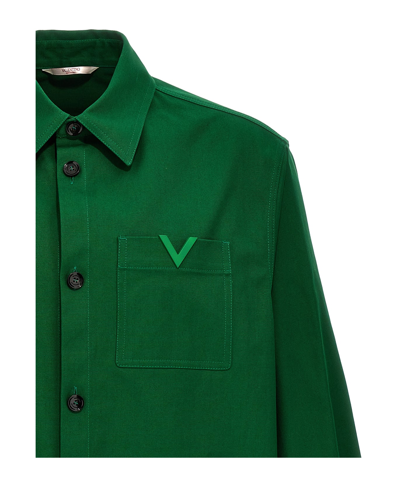 Valentino Garavani Canvas Shirt Jacket - Green シャツ