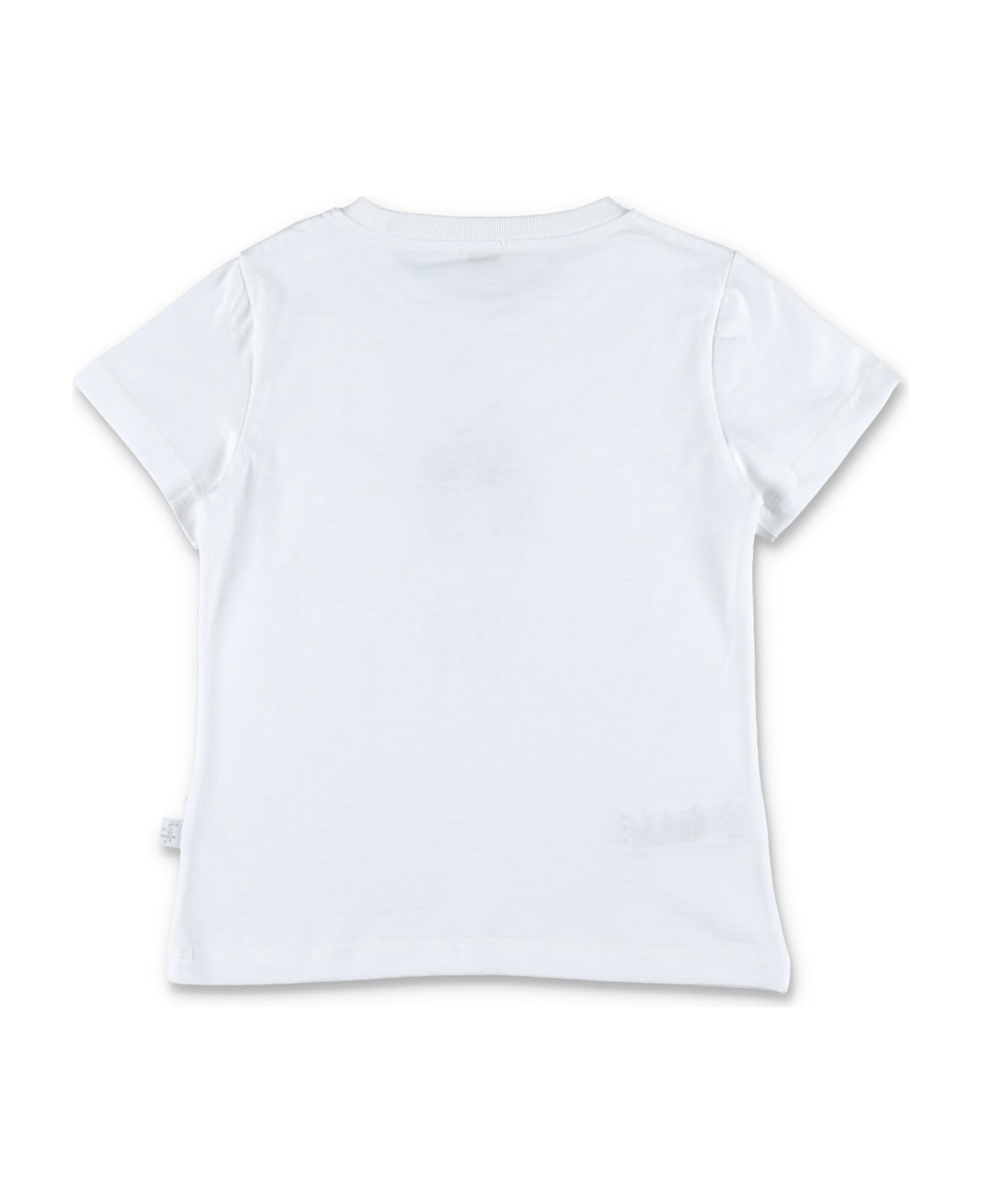 Il Gufo Little Girl Print T-shirt - WHITE