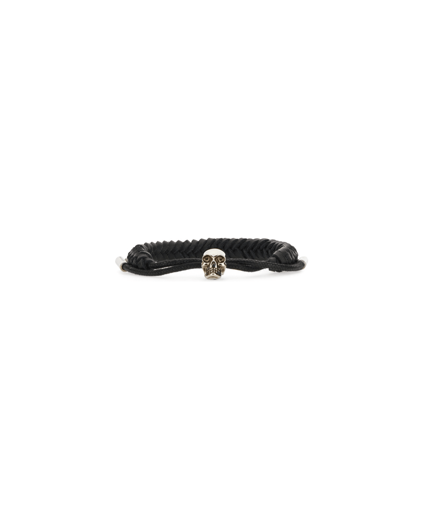 Alexander McQueen Leather Bracelet - BLACK ブレスレット