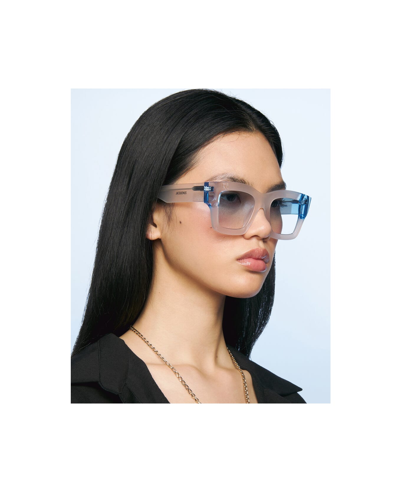 Jacquemus Les Lunettes Baci - Multi Blue Sunglasses