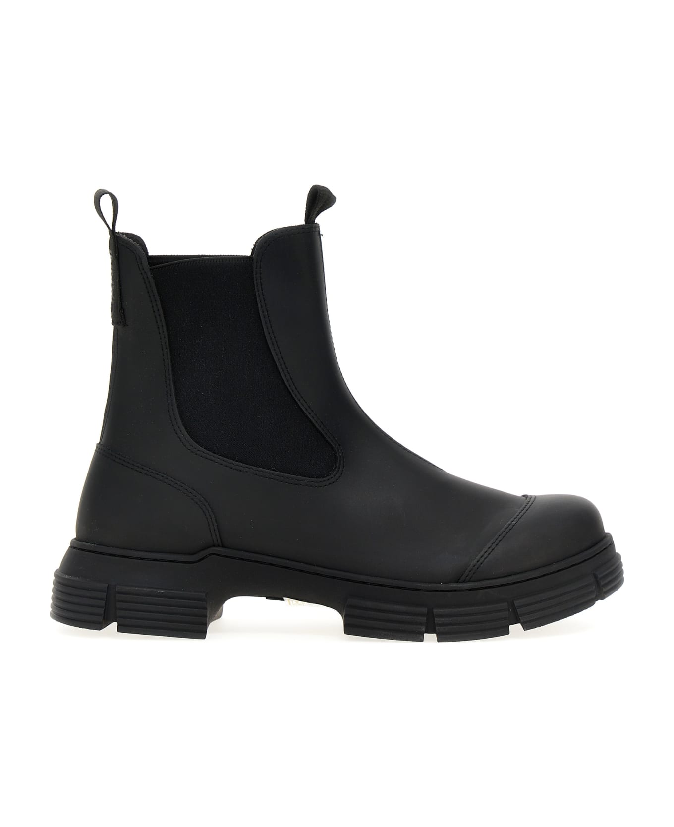 Ganni 'rubber City' Ankle Boots - Black   ブーツ