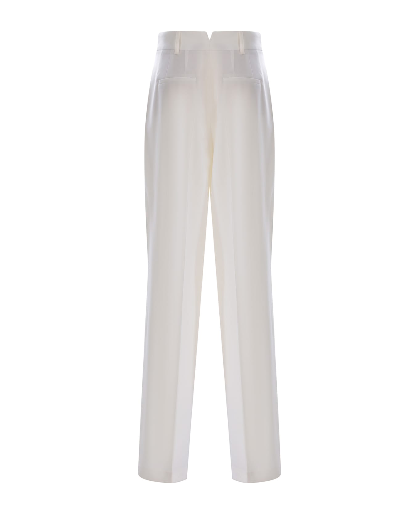 Manuel Ritz Trousers Manuel Ritz Made Of Wool Canvas - Off white