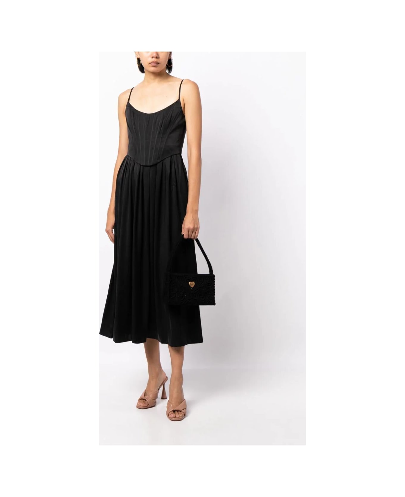 Zimmermann Silk Corset Dress - Blk Black