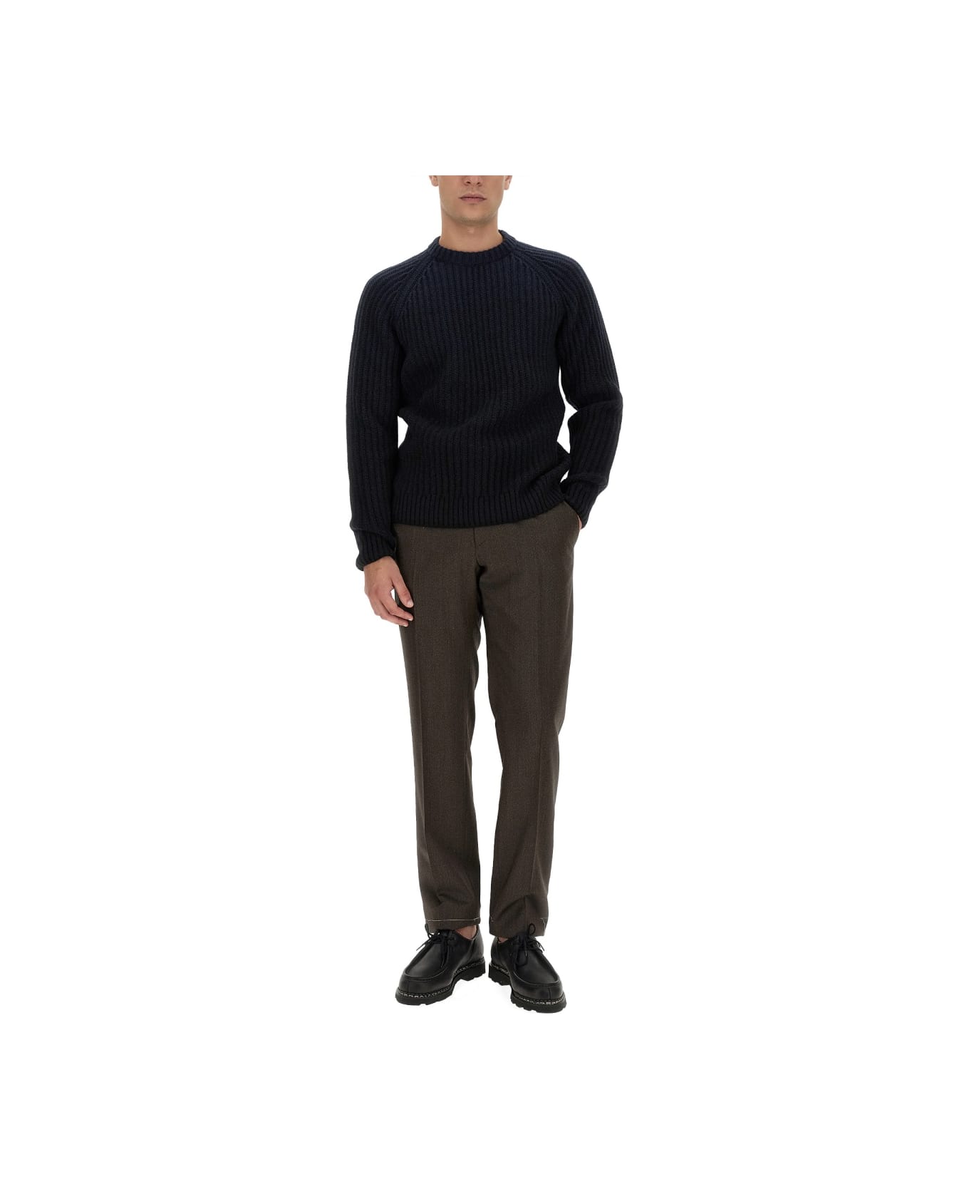 Brioni Cashmere Sweater - BLACK ニットウェア